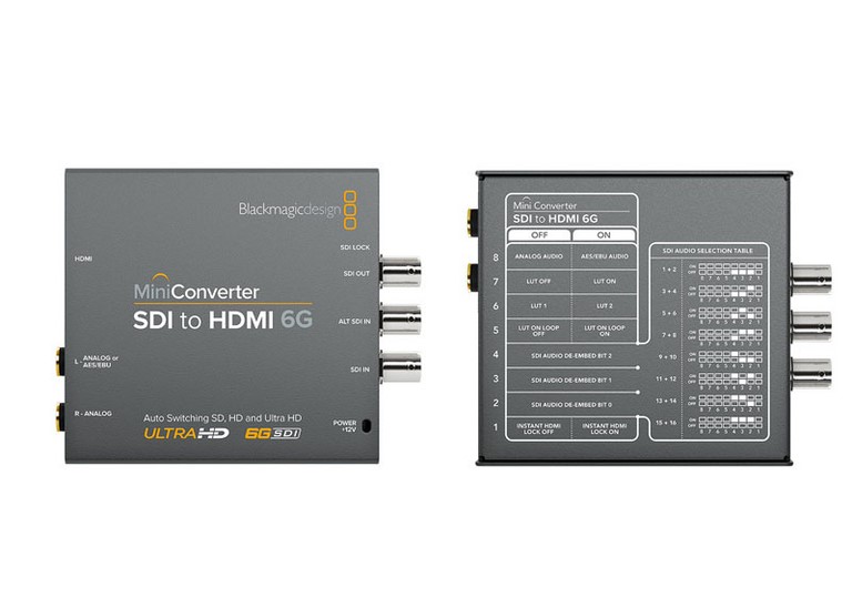Convertisseur De Signal Mécanique à Câble Vers Digital Convertisseur BlackMagic Design SDI to HDMI 6G