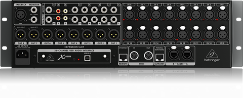 Location console de mixage numérique en rack 19'' BEHRINGER X32 Rack