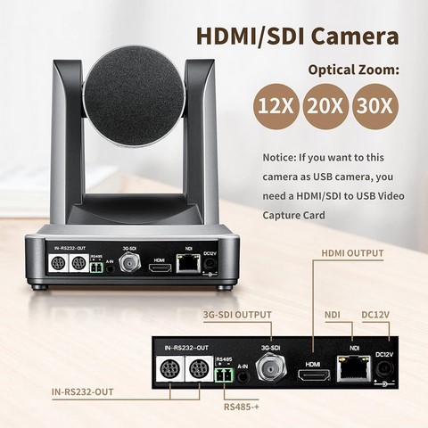 LOCATION - Caméra PTZ 3G-SDI HDMI Zoom 30X NDI Zowietek