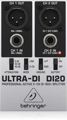 LOCATION - Boîtier de direct actif D.I. BEHRINGER DI20