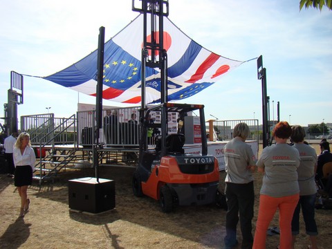 Le K-ARRAY KR402 aux 20ans de TOYOTA à Ancenis - Prestation de sonorisation évènementielle de l'ATELIER SCENIQUE