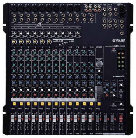 Location console de mixage analogique YAMAHA MG166CX
