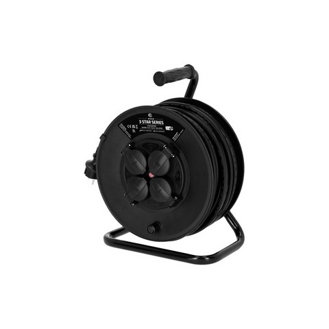 LOCATION - Câble mono 10A 3G1.5mm² 2P+T 50m sur enrouleur