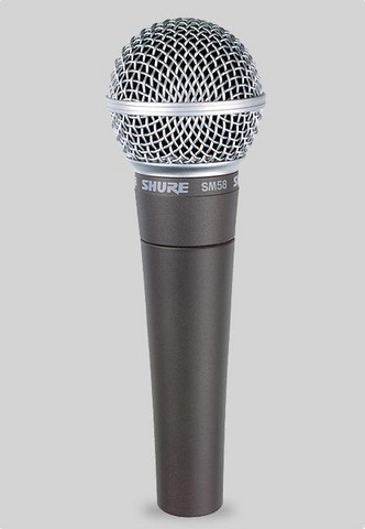 Location micro filaire SHURE SM58 LC + pince