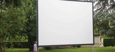 Location écran géant de projection 16:9 ORAY 229 x 405 cm