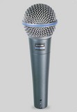 Location micro filaire SHURE BETA58A + pince
